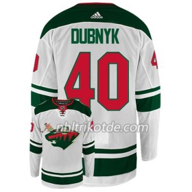 Minnesota Wild Trikot DEVAN DUBNYK 40 Adidas Weiß Authentic - Herren